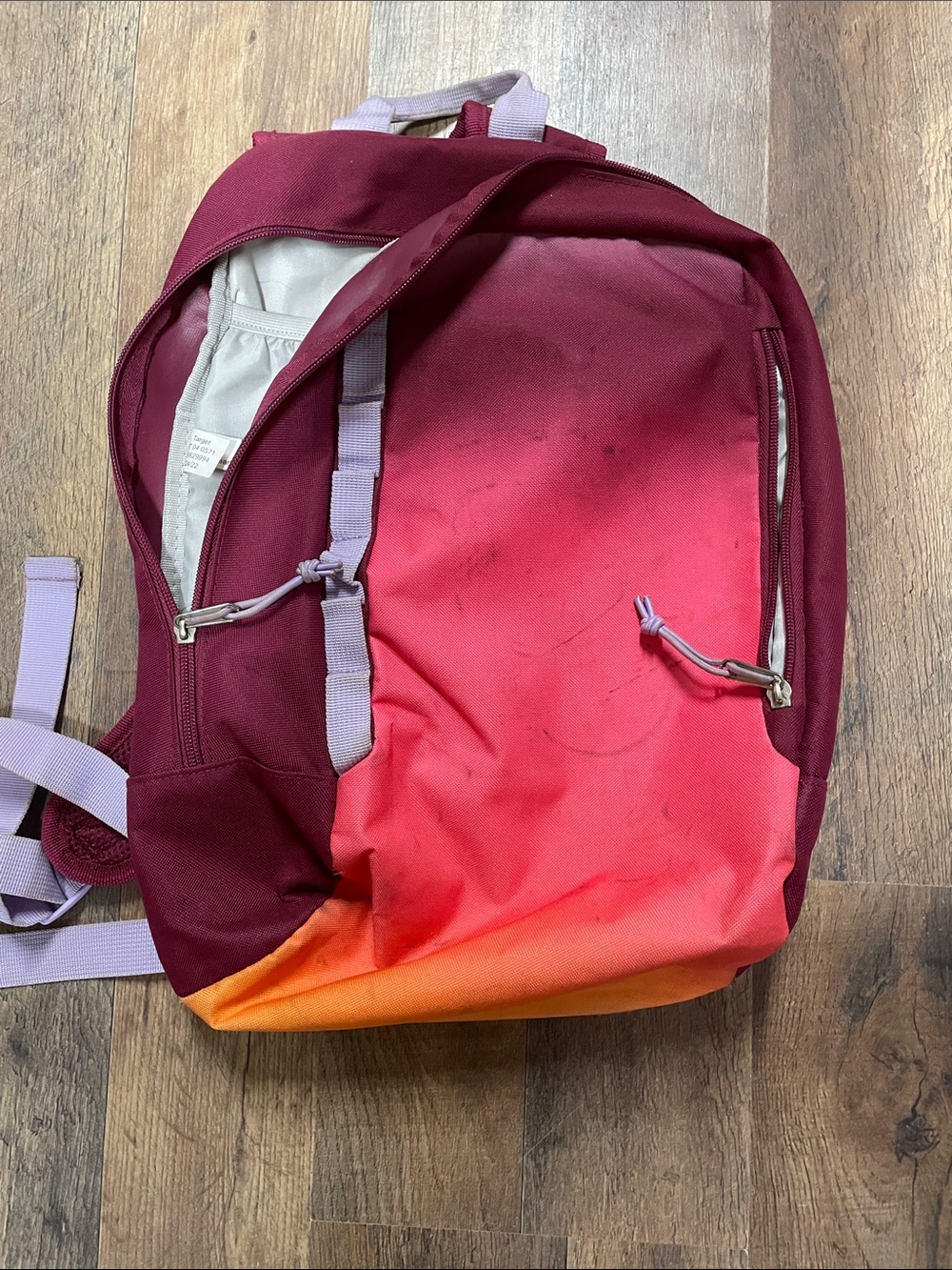Backpack with Lavender Accents